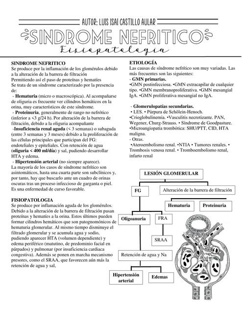 Síndrome nefrítico 