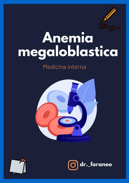 Anemia megaloblástica