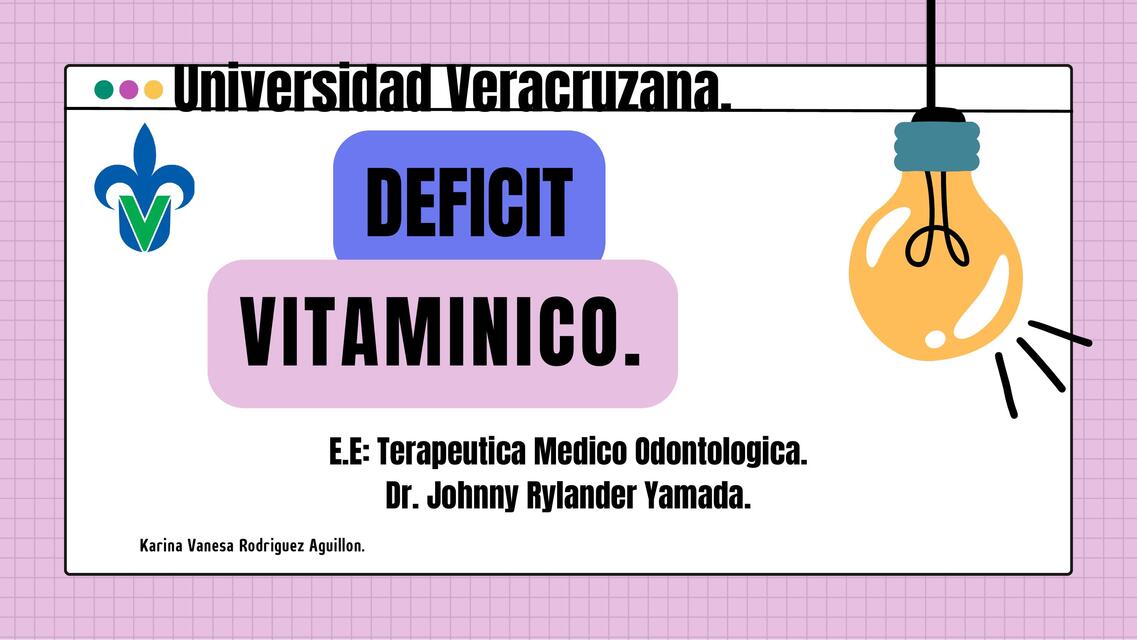 Expo Déficit Vitamínico 