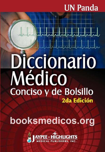 Diccionario Médico Conciso y de Bolsillo 