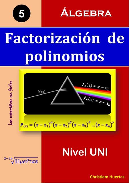  Factorización de polinomios