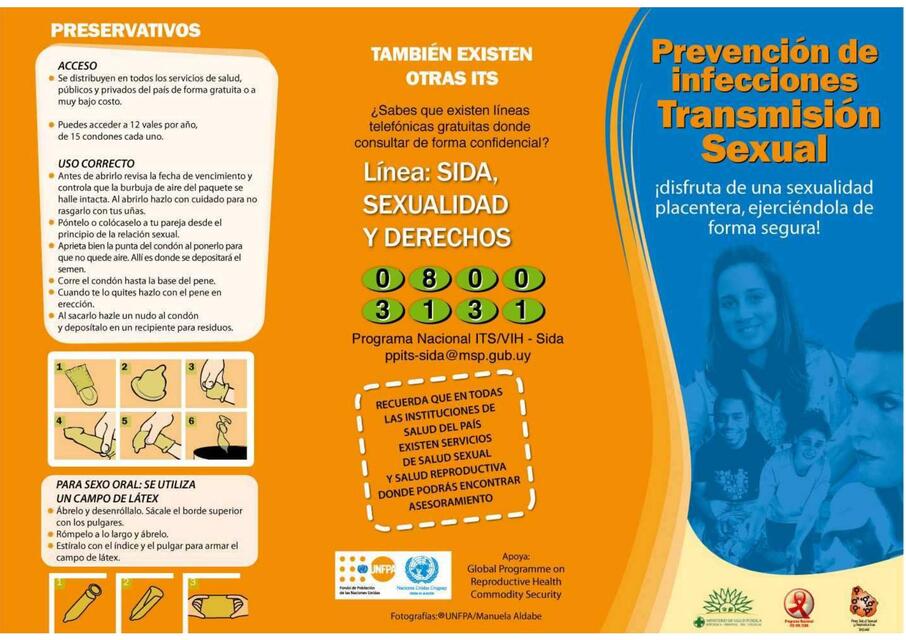 Triptico De Infecciones De Transmision Sexual www.udocz.com