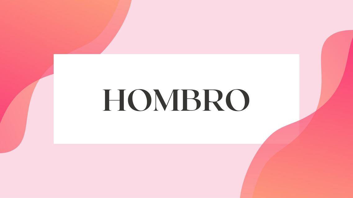 Hombro