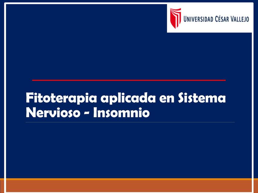 Fitoterapia Sistema Nervioso