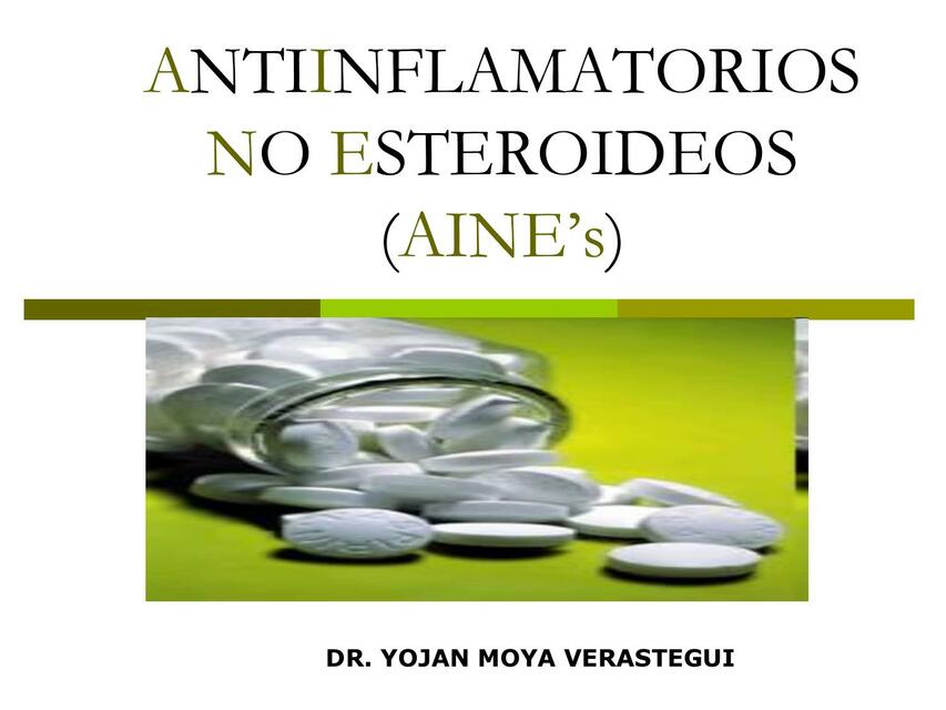 Antinflamatorios No Esteroideos 