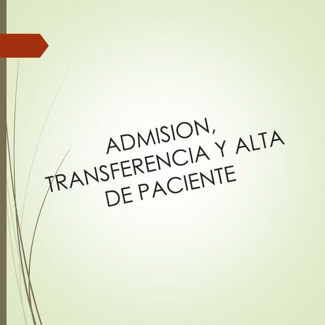 Alta de paciente 