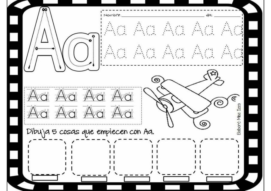 Abecedario Grafomotricidad