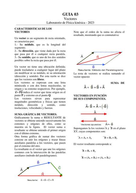 Vectores 