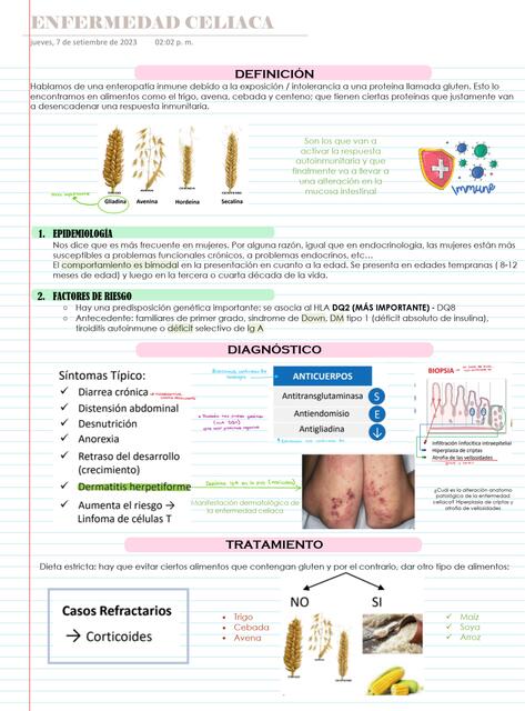Enfermedad celíaca 