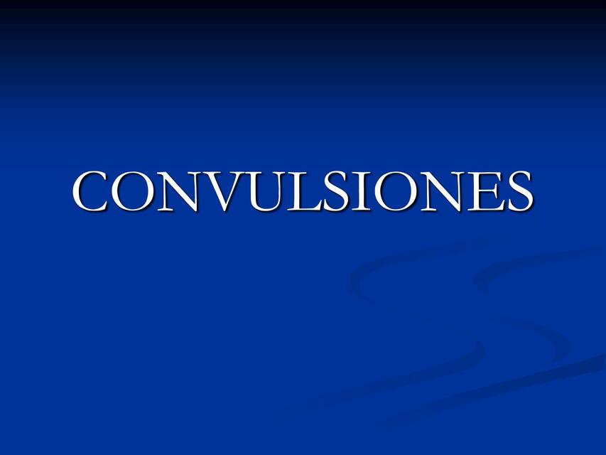 Convulsiones  