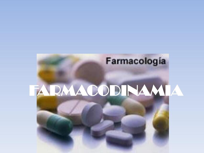 Farmacodinamia  