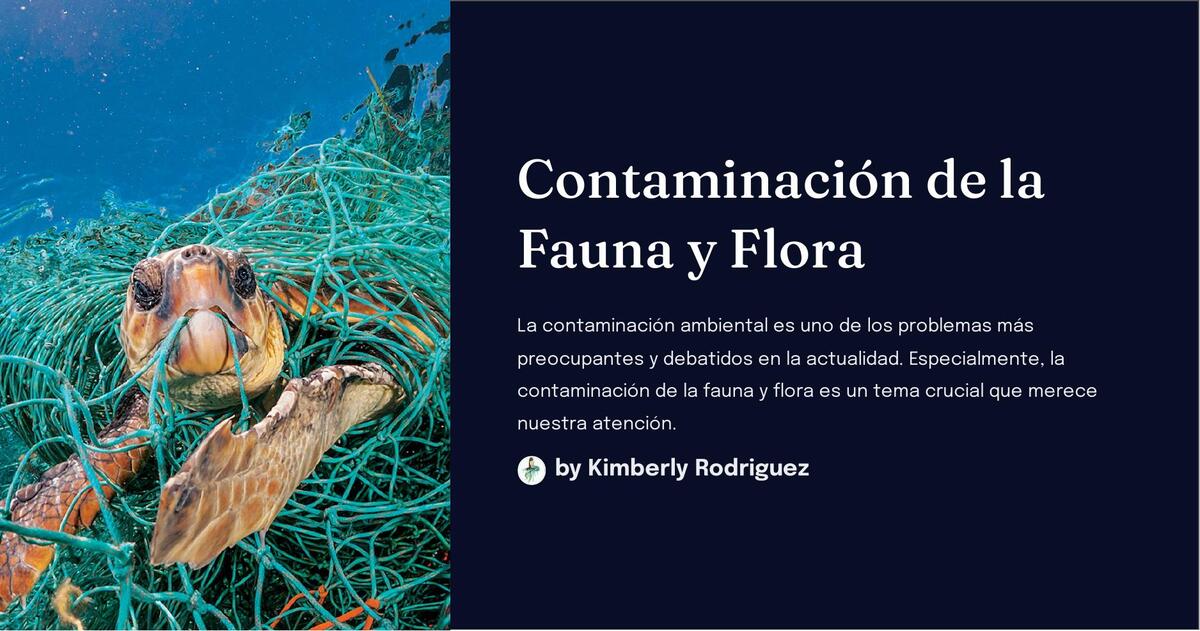Contaminación de la fauna y flora | Måõkà Zouwu | uDocz