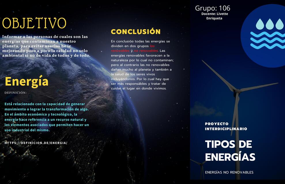 Tipos de energías