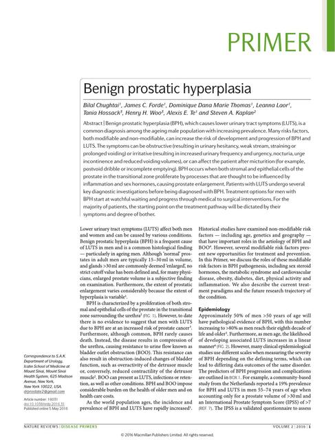 Hiperplasia Prostatica Benigna (HPB)