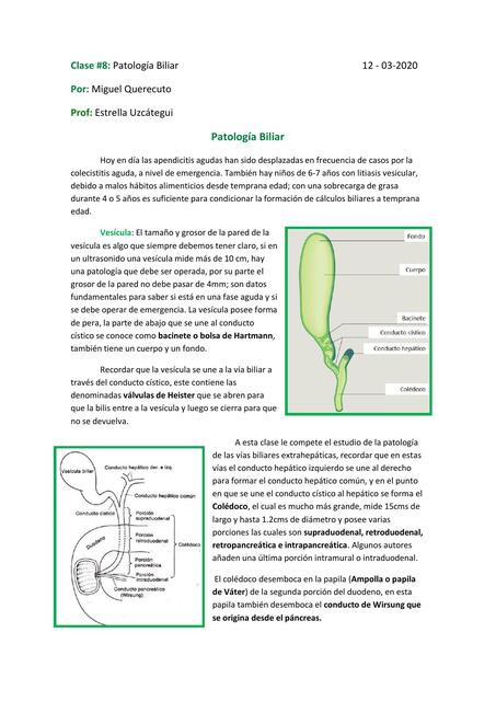  Patología Biliar 