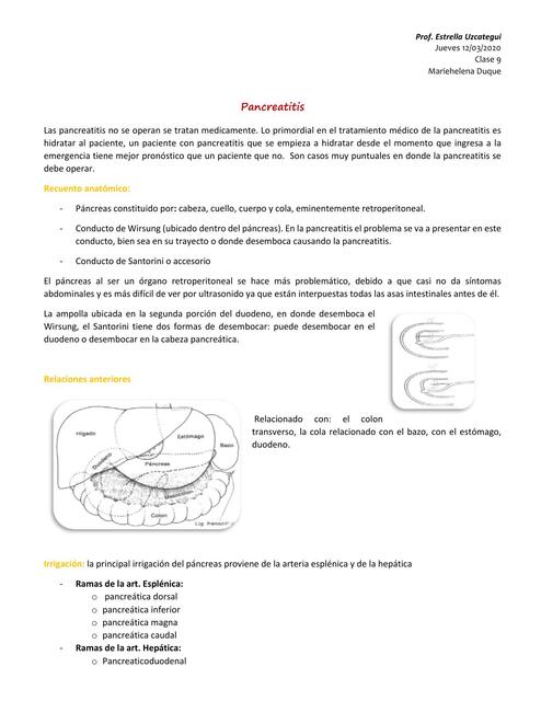  Cirugía Pancreatitis 