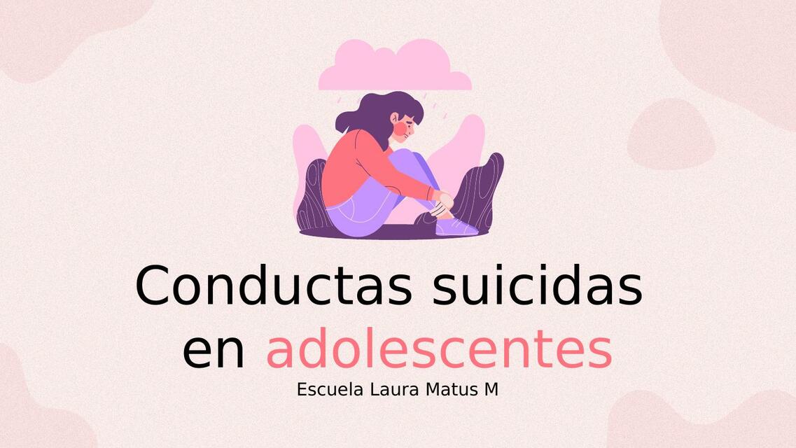 Conductas Suicidas