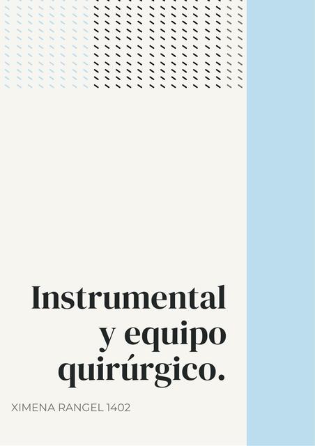 Instrumental Quirúrgico Dental