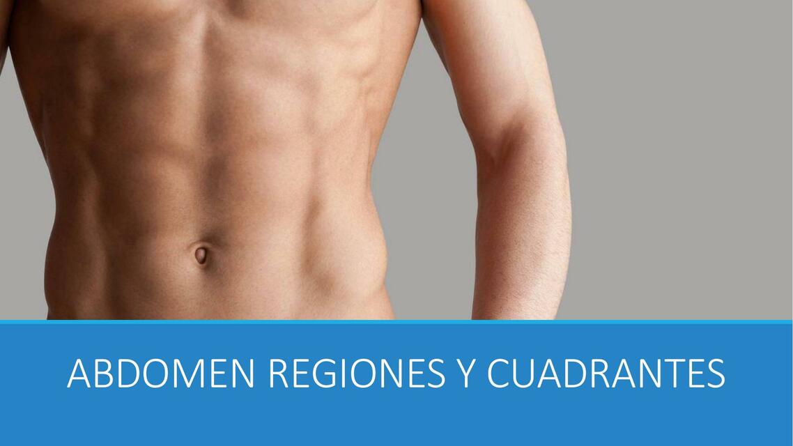 Abdomen regiones y cuadrantes 