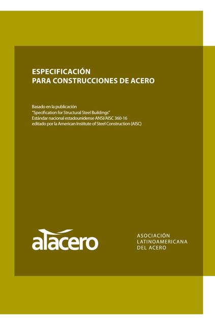 4 Especificacion AISC 360 16