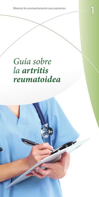 Manual sobre la Artritis Reumatoidea 