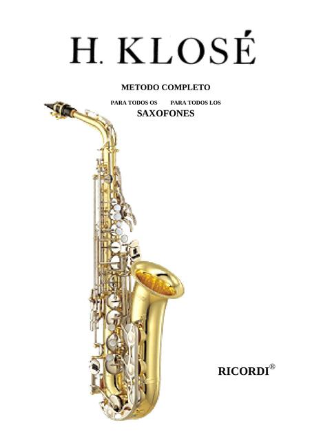 Método Completo de Saxo  