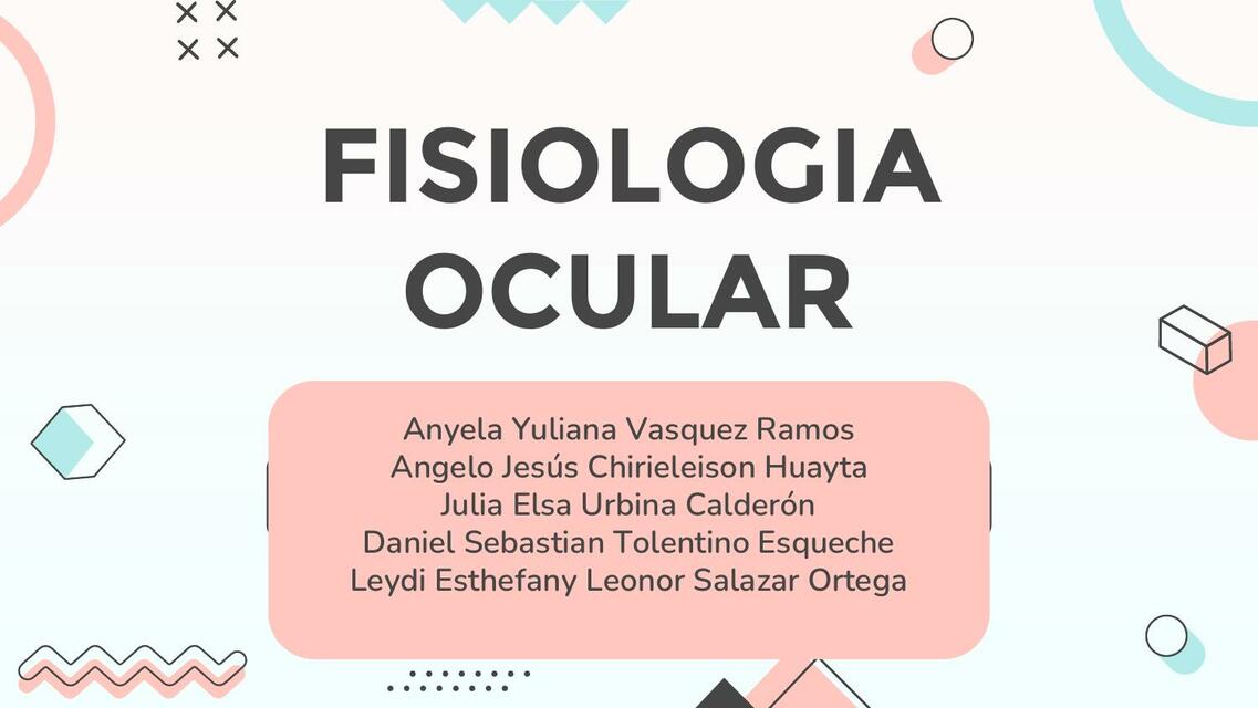 Fisiología Ocular 