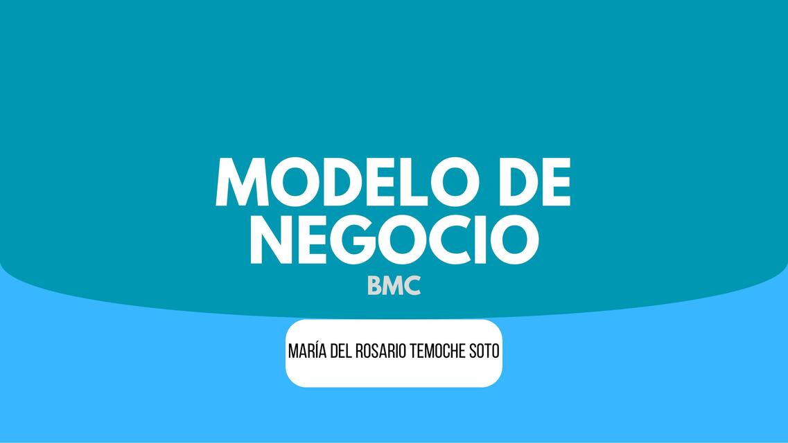 Modelo de negocio BMC