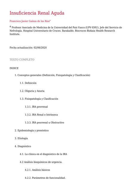 Insuficiencia Renal Aguda 