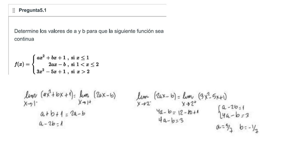 Preguntas de Matemáticas 