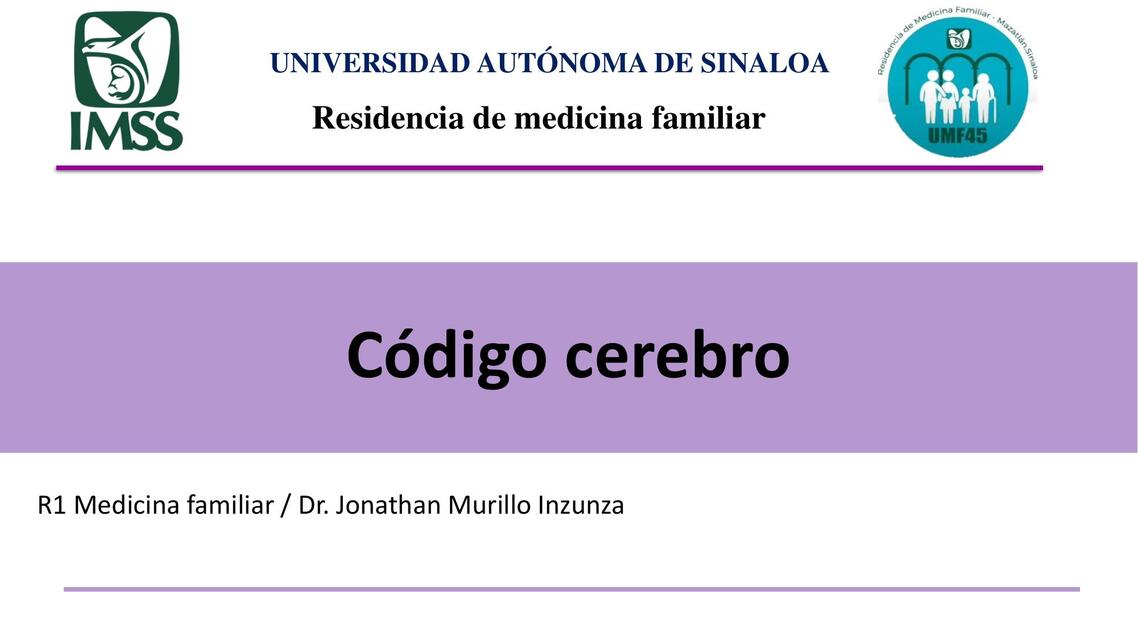 Código  cerebro 