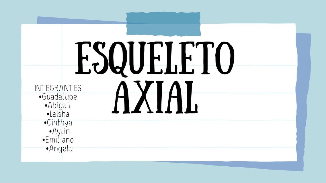 Esqueleto axial 