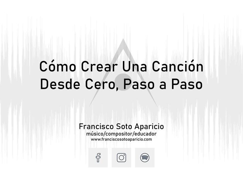 Como Crear Una Canción Desde Cero Paso a Paso  