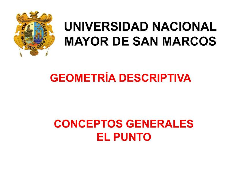 Geometría Descriptiva 