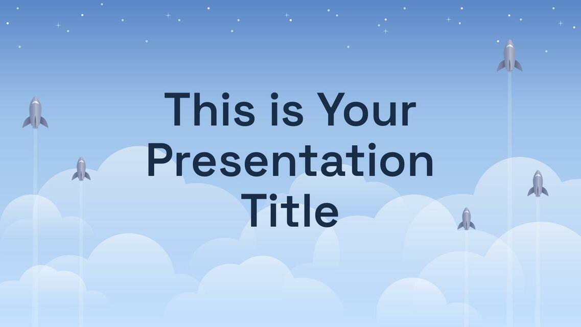 This is your presentation title 