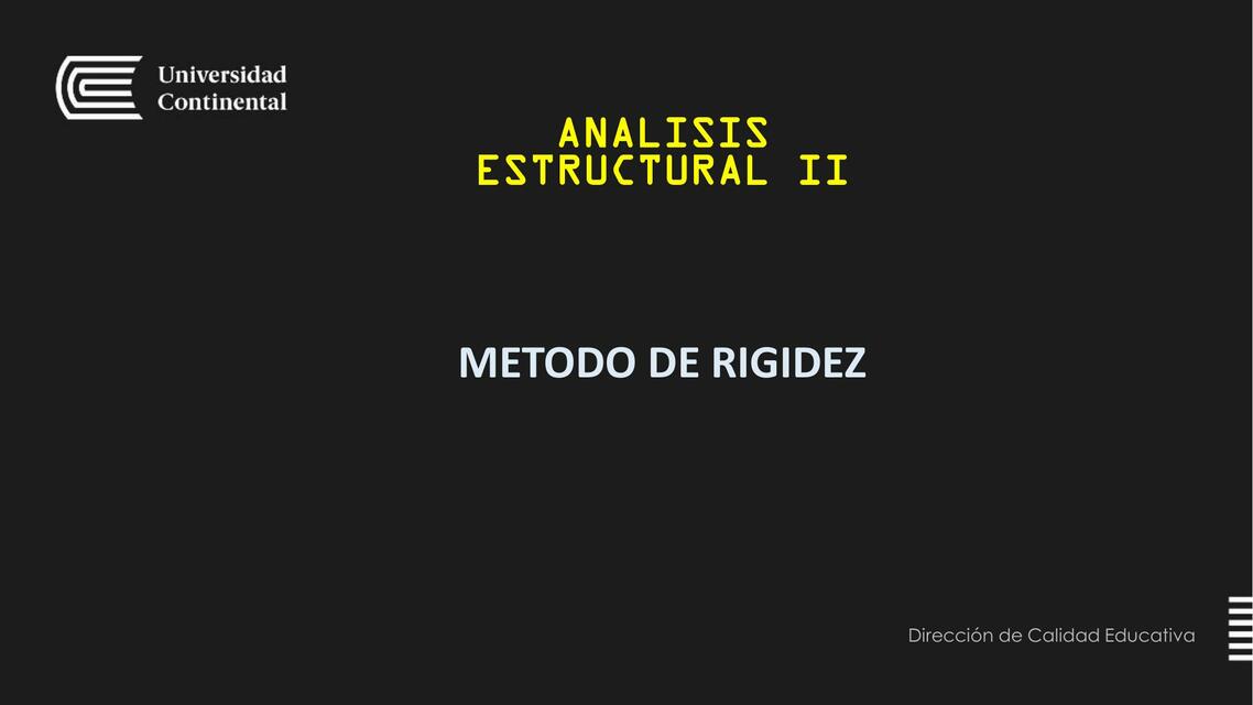 Método de Rigidez 