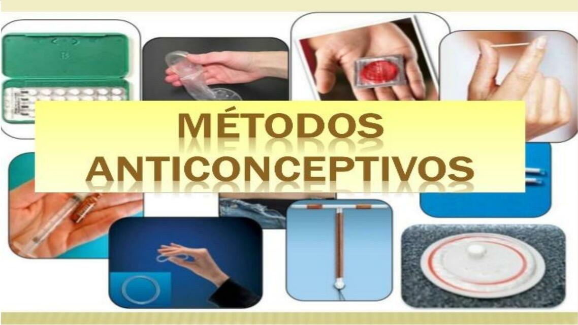 Métodos Anticonceptivos 