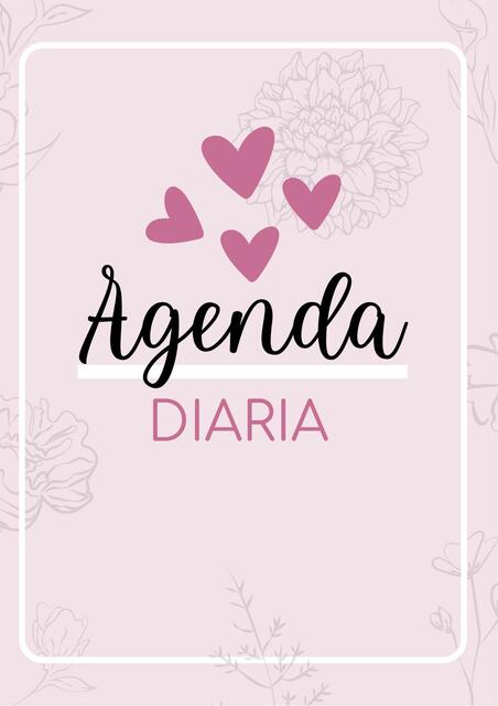 Agenda diaria 