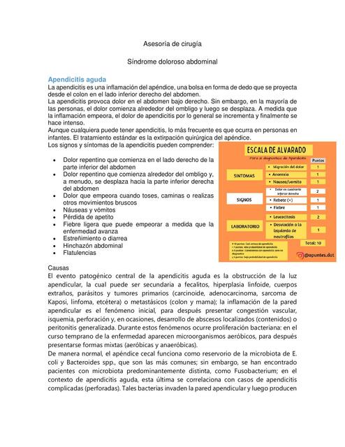 Asesoría de cirugía