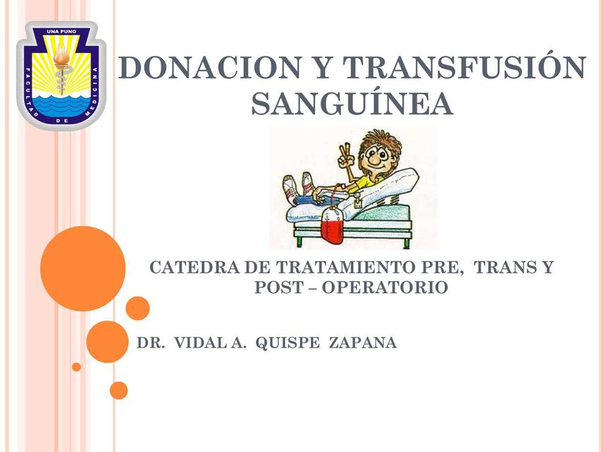 DONACION Y TRASFUCION SANGRE TTO