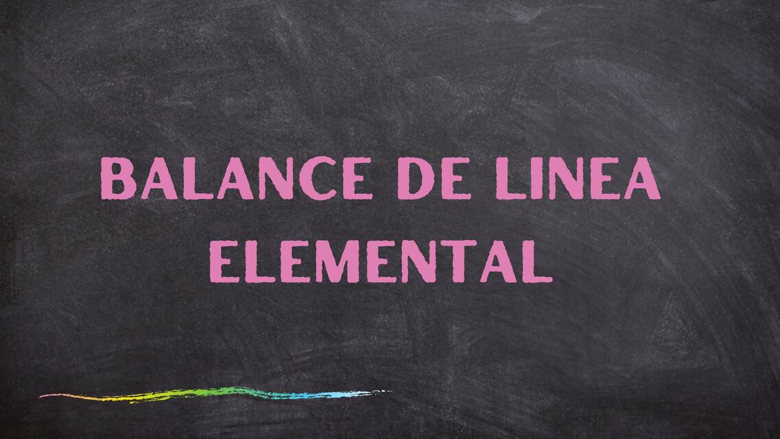 Balance de Línea Elemental | YULISSA CALIXTO | uDocz