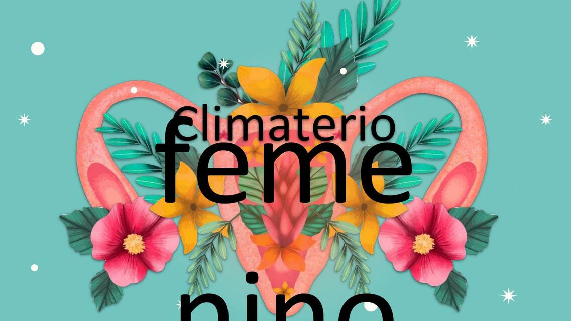 Síndrome climatérico