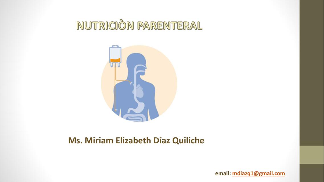 Nutrición Parenteral