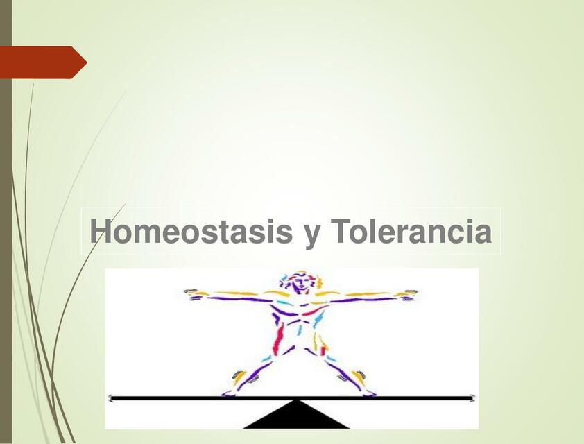 Homeostasis y tolerancia 2 0