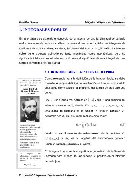 Integrales dobles 