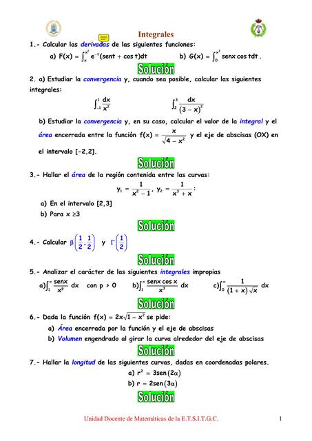 Integrales 