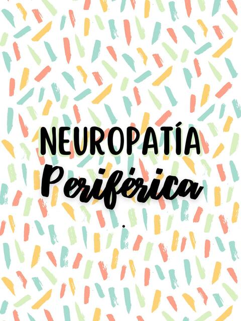 Neuropatía periférica