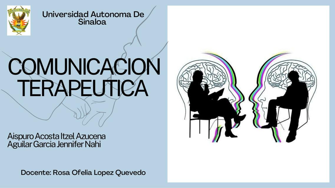 Comunicacion terapeutica