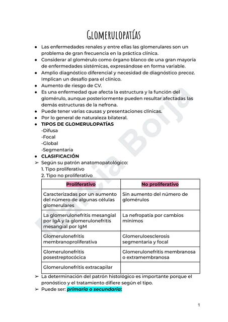 Glomerulonefritis