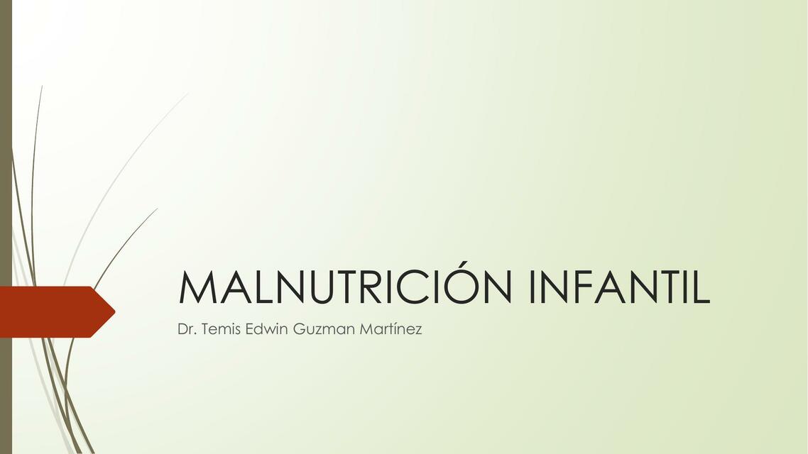 Malnutrición Infantil 